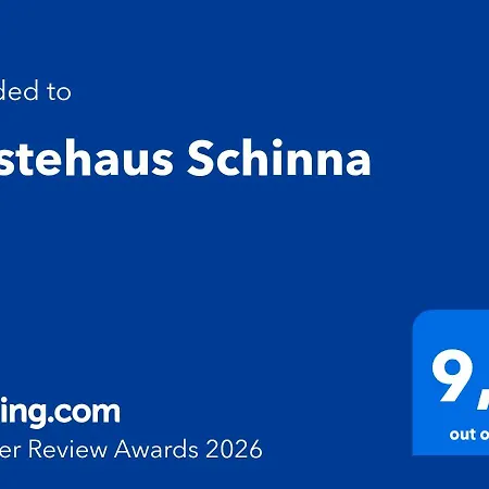 Bed and Breakfast Gaestehaus Schinna 3*